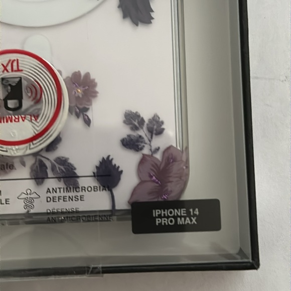 Coach Purple Moody Floral IPhone 14 Pro Max Protective Case Brand New - Picture 2 of 3